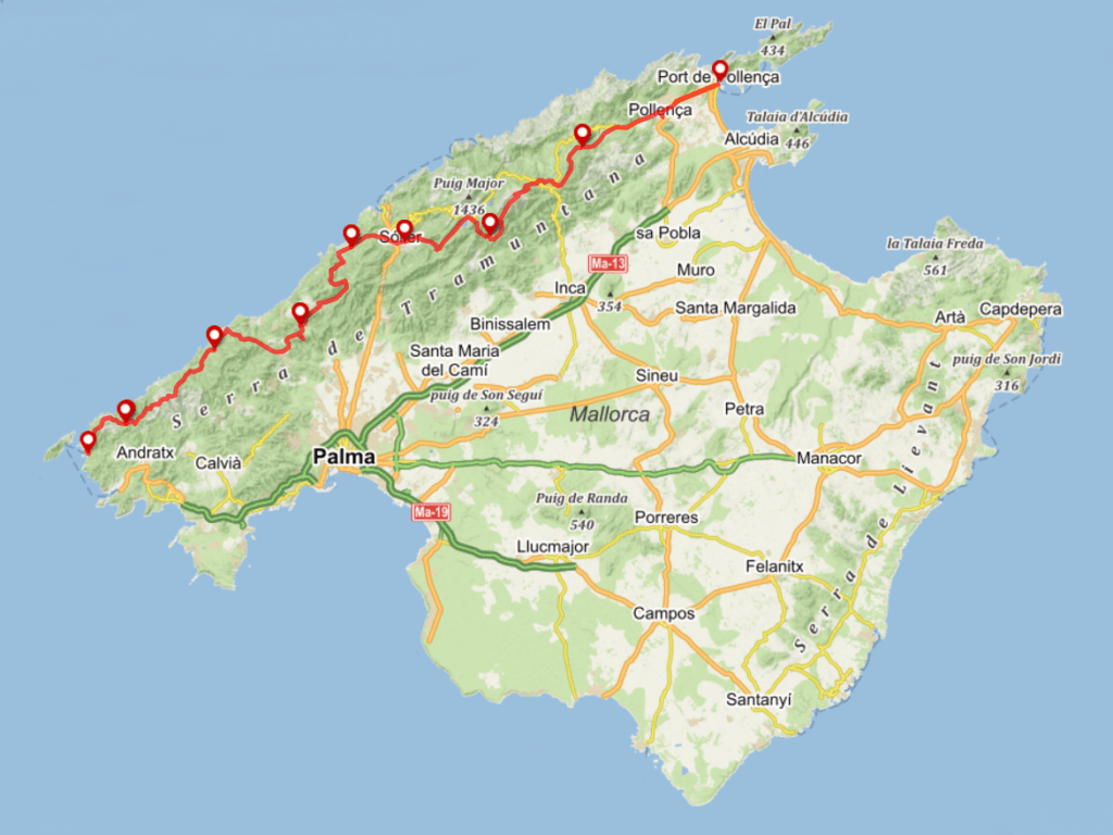 Maiorca trekking gr221